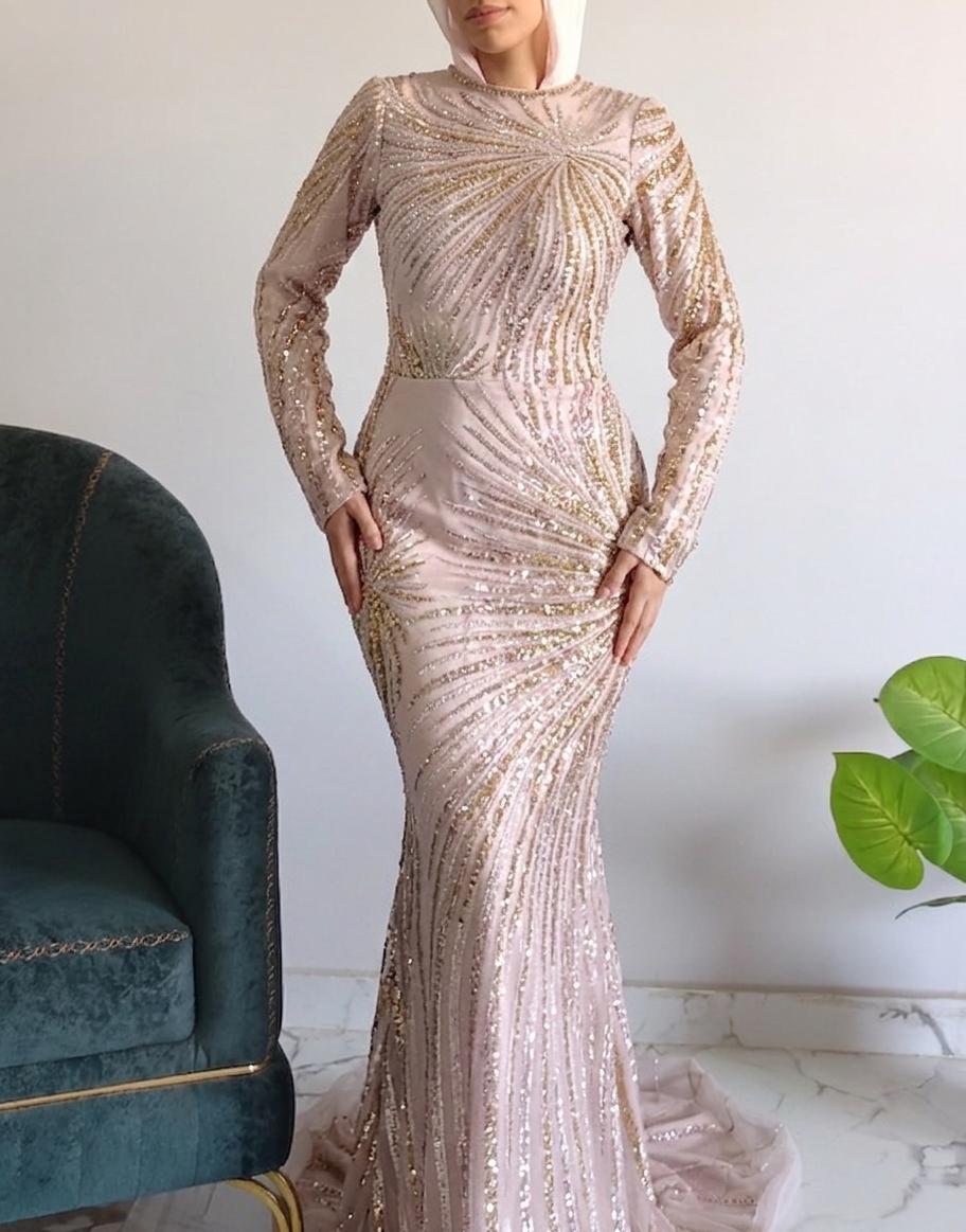 Sun Pink Handmade Dress